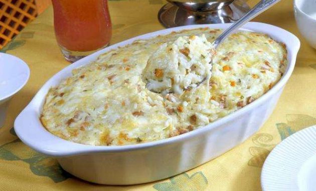 Arroz cremoso de queijo