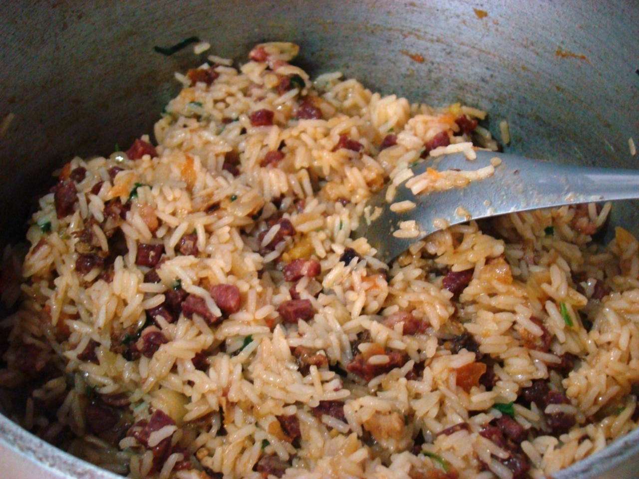Arroz de Forno Com Churrasco