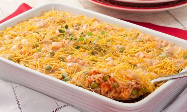 Arroz de Forno no Tabuleiro