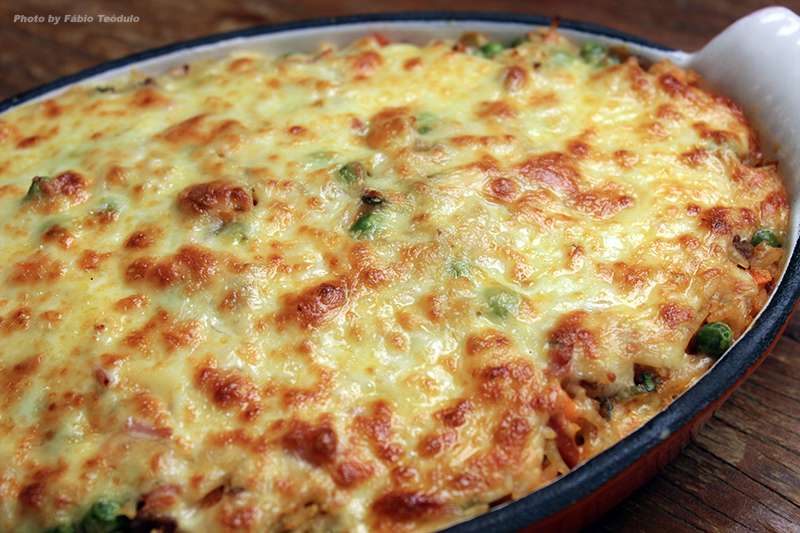 Arroz de forno com carne moída Chef Taico