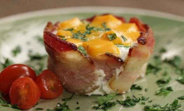 Cupcake de bacon