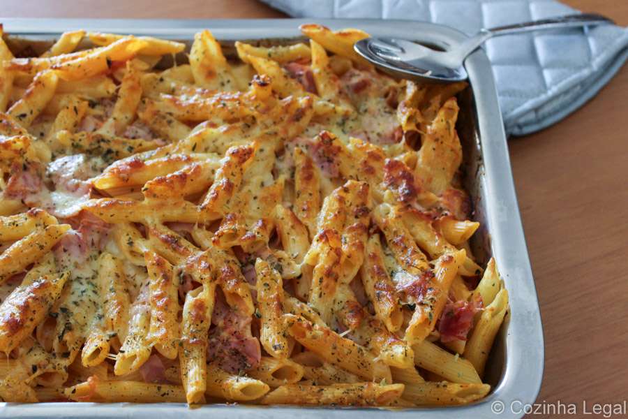 Macarrão de forno especial Por Ligia Antonioli