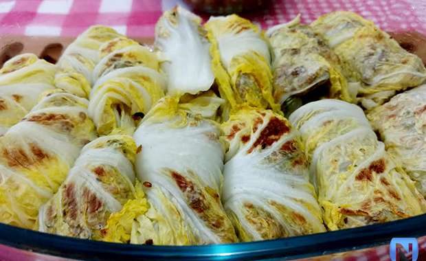 RECEITA CHARUTOS DE ACELGA