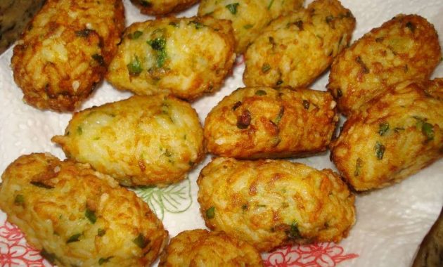 Receita Bolinho de Arroz Delícia