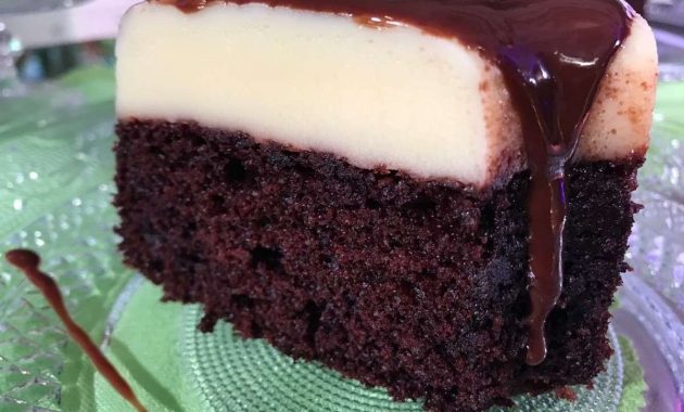 Receita de Bolo de Pudim de Chocolate