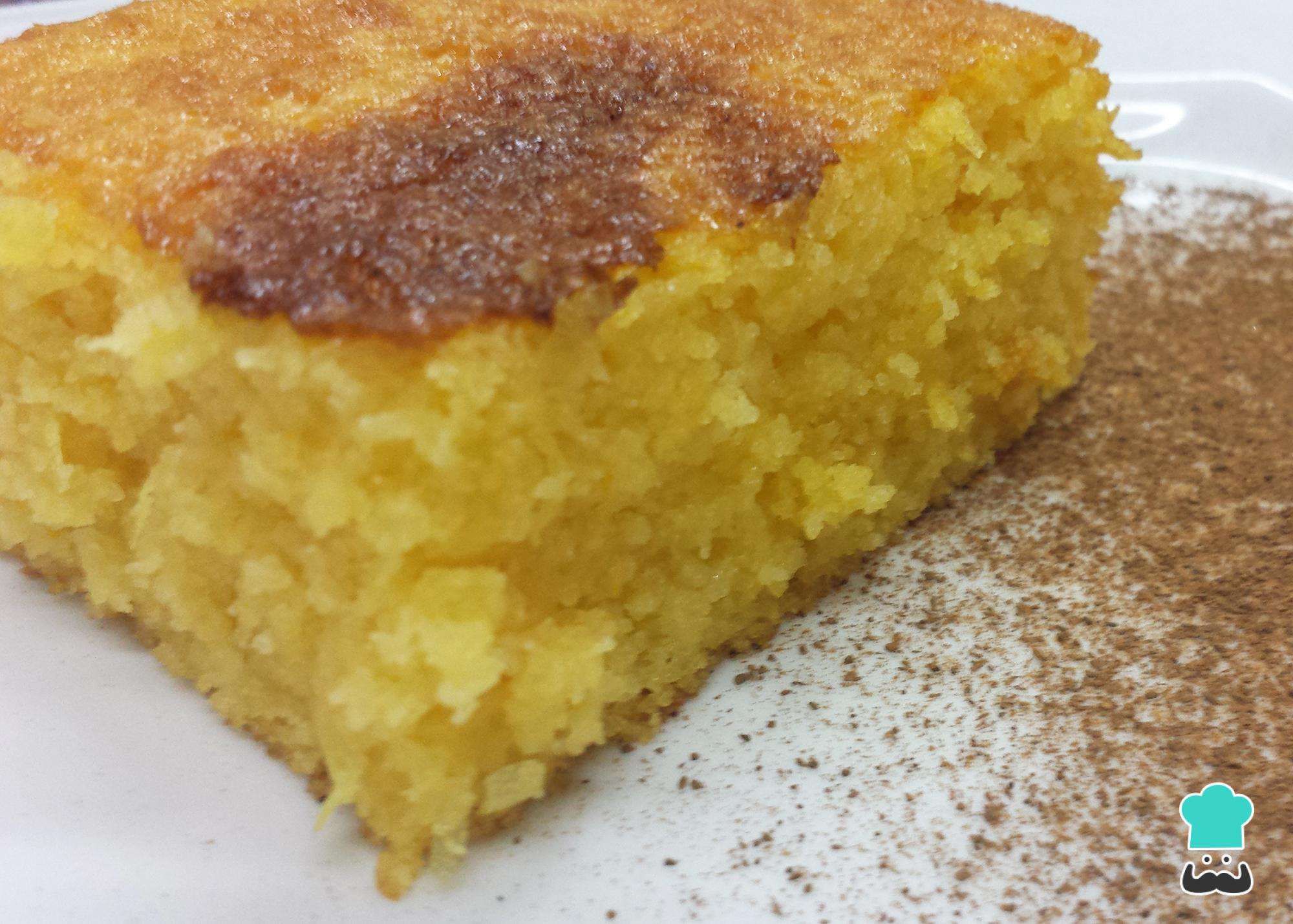 Receita de Bolo de milho cremoso com milharina no Liquidificador