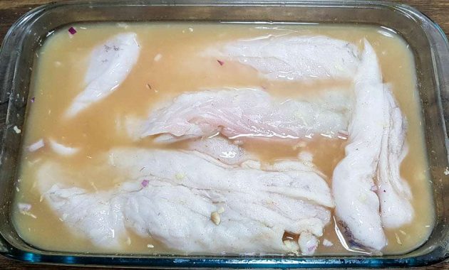Receita de Churrasco de cauda de jacaré marinada na laranja