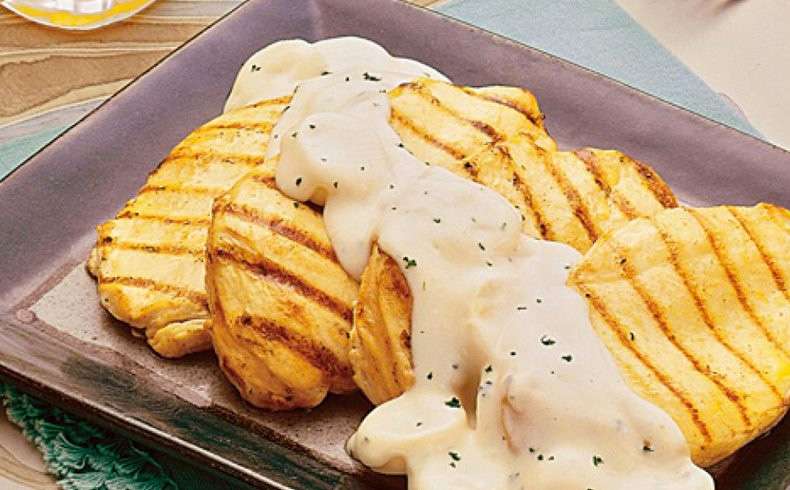 Receita de Filé de frango com molho de palmito para almoço