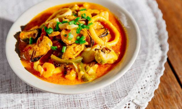 Receita de Moqueca de frutos do mar
