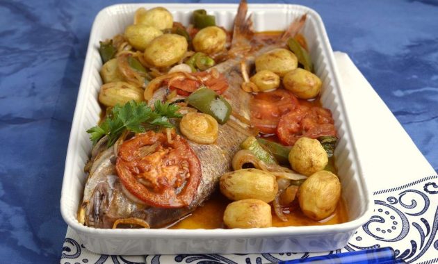 Receita de Peixe no forno à portuguesa