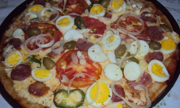 Receita de Pizza Portuguesa Deliciosa