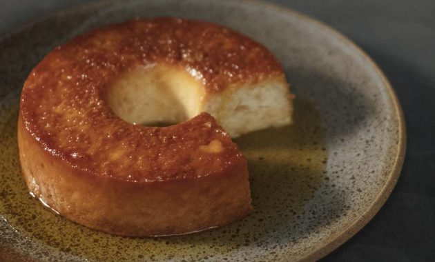 Receita de Pudim de pão com laranja