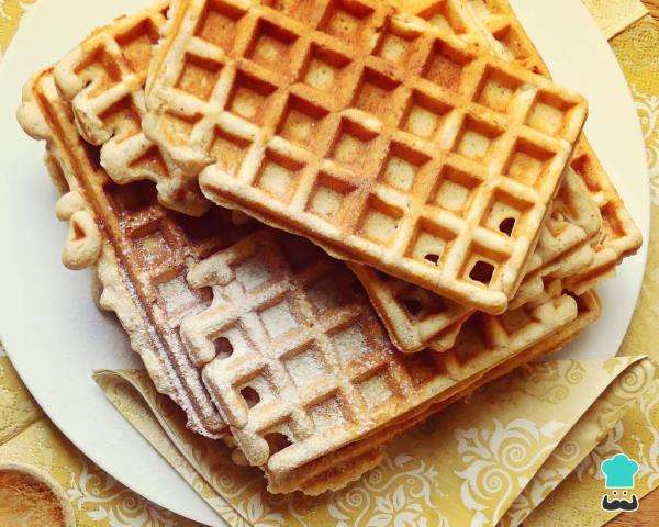 Receita de Waffle belga