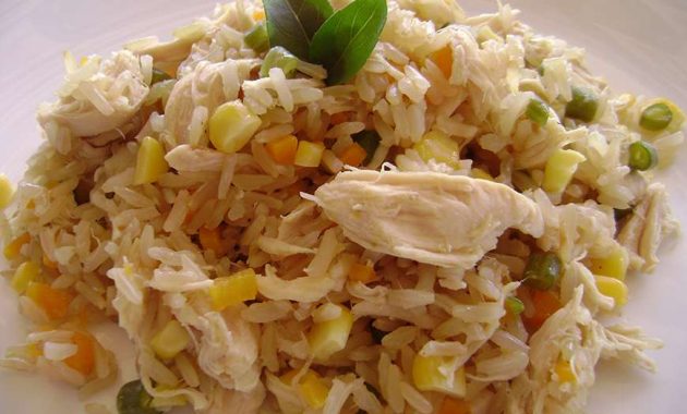 Receita de Arroz Integral com Frango
