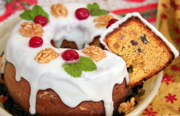 Receita de Bolo de Natal com frutas deliciosas