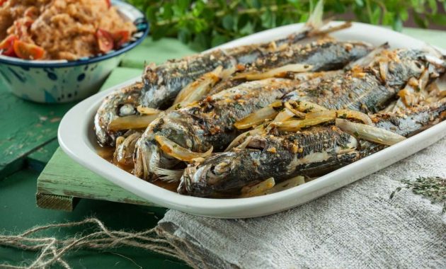 Receita de Carapaus assados no forno