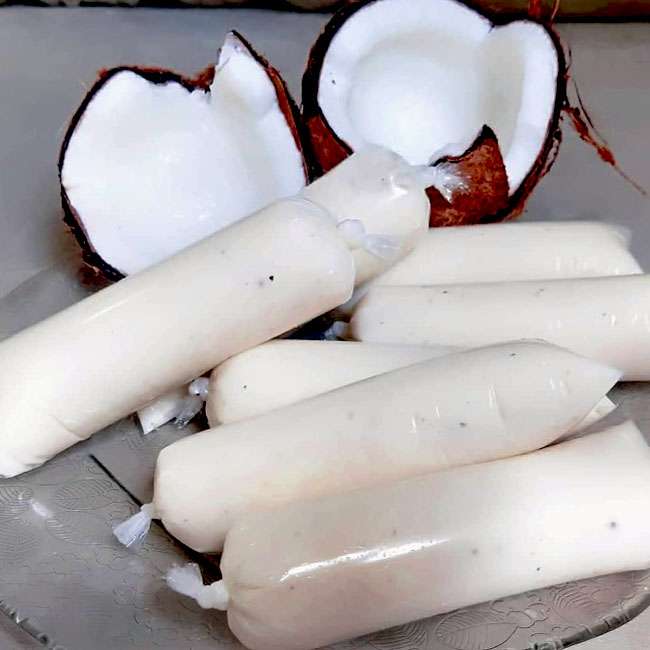 Receita de Geladinho de Coco com Leite Condensado