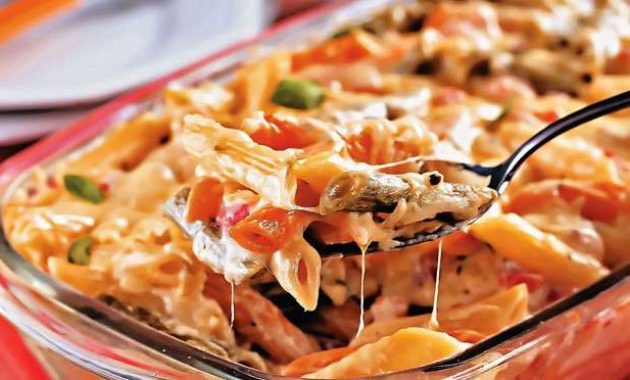 Receita de Macarrão de forno fácil