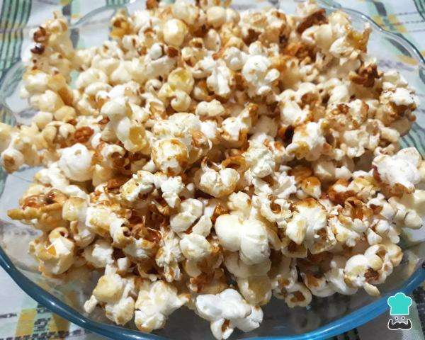 Receita de Pipoca doce fácil de fazer