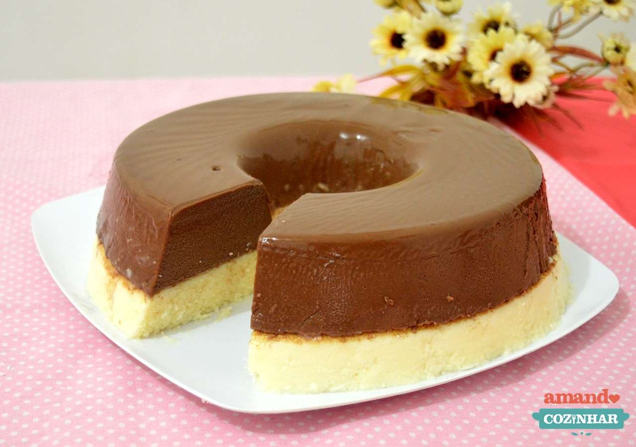 Receita de Pudim Prestígio sem Forno
