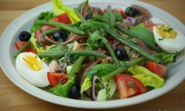 Receita de Salada Low Carb NICOISE