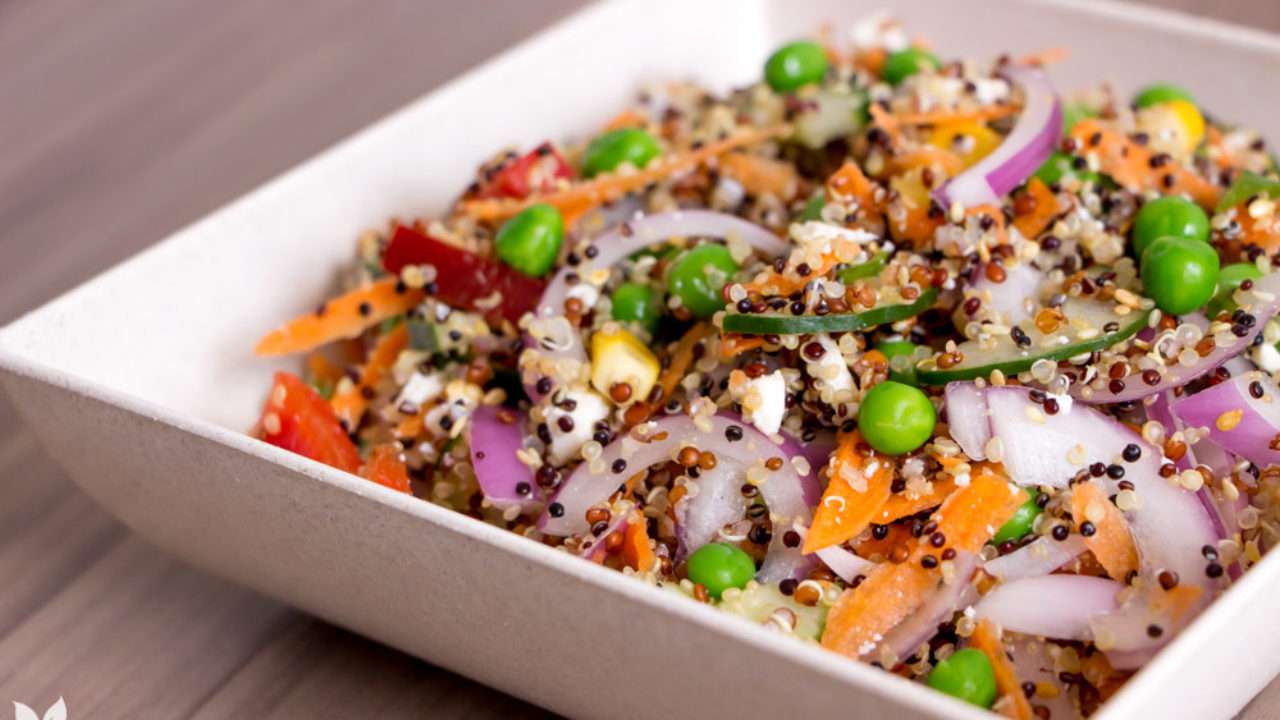 Receita de Salada de Quinoa deliciosa e Bonita