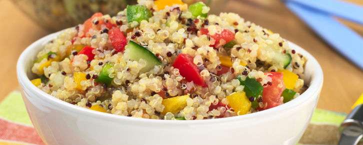 Receita de salada de quinoa Rápida