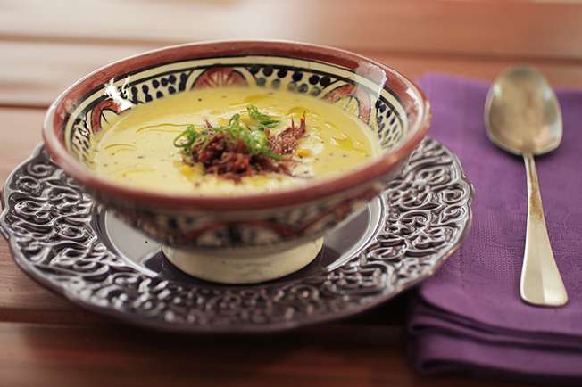 Receita de Sopa de Milho com Carne Seca