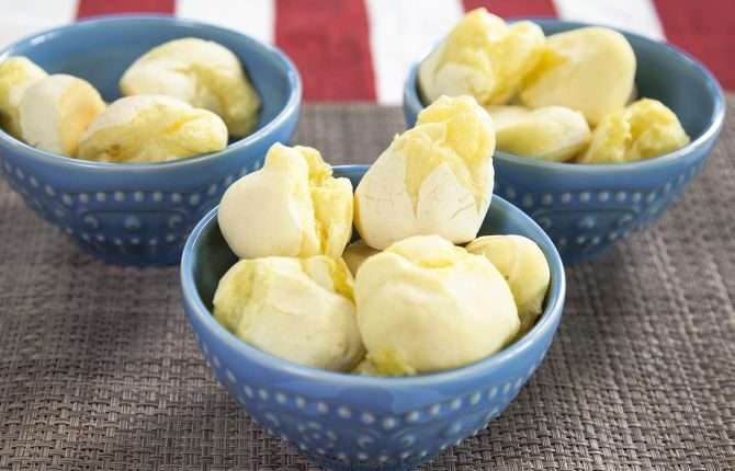 Receita de pão de queijo Vegano Fácil