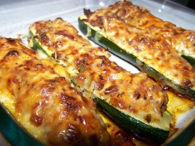Receita de Abobrinha gratinada