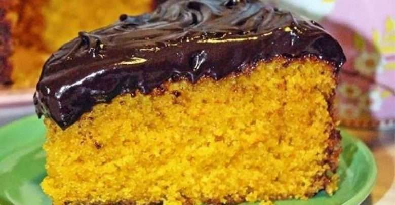Receita de Bolo de Cenoura Fofinho