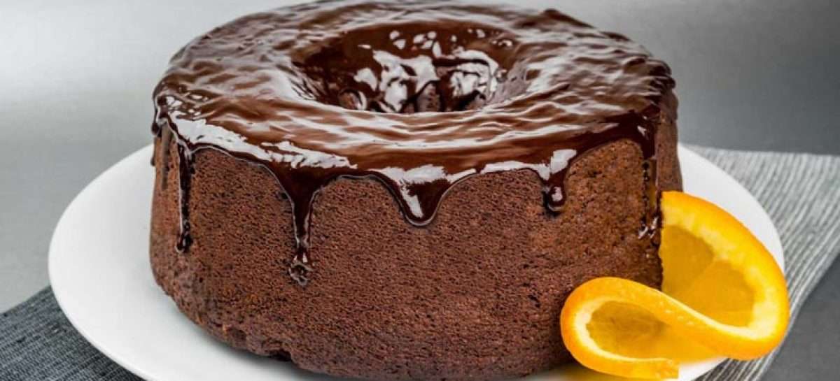 Receita de Bolo de Chocolate com Laranja para Natal