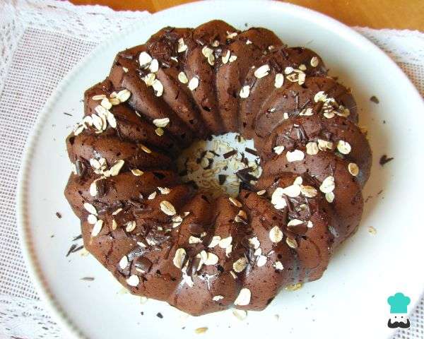 Receita de Bolo integral com aveia e cacau