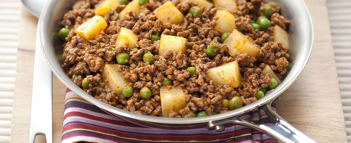 Receita de Carne Moída com Batatas