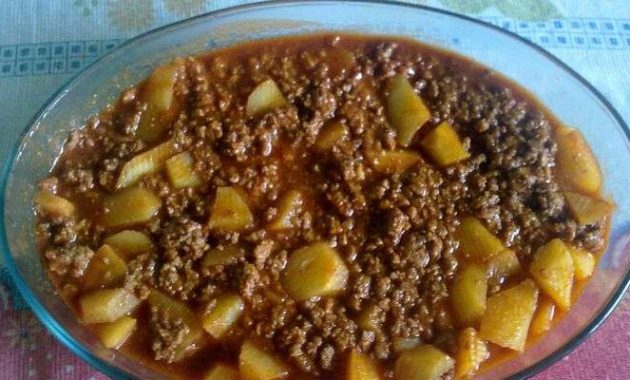 Receita de Carne Moída com Batatas Rapidinha