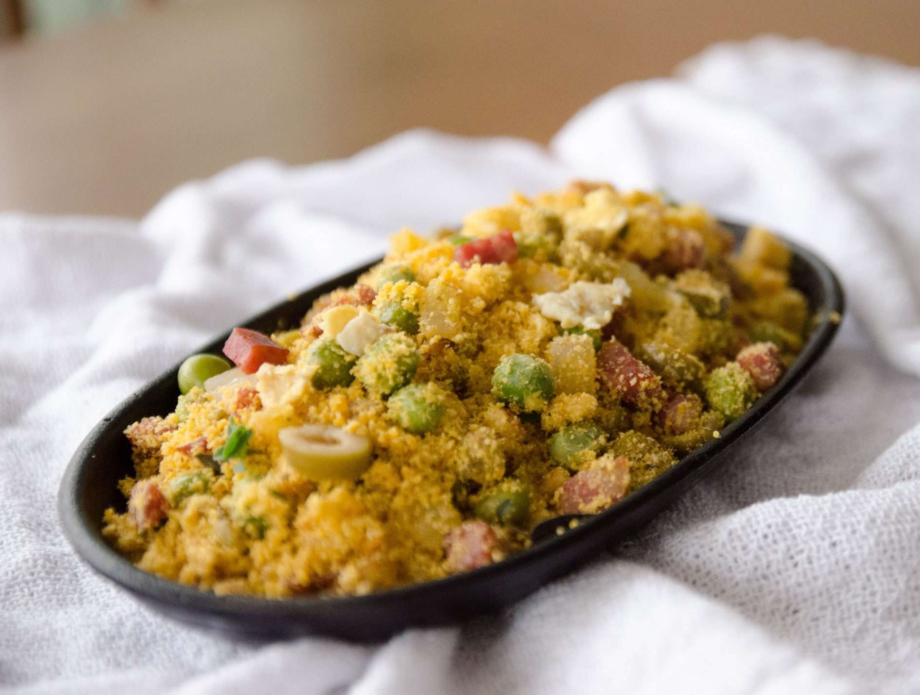 Receita de Farofa de Calabresa Fácil e Rápida