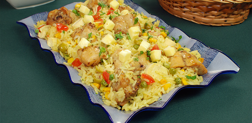 Receita de Galinhada na Travessa