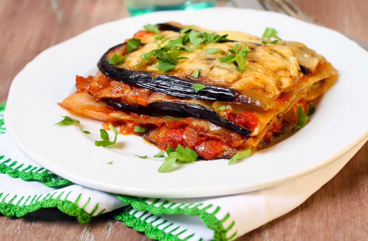 Receita de Lasanha Fit de Berinjela