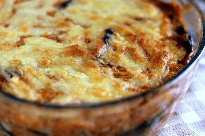 Receita de Lasanha de Berinjela e frango Low Carb