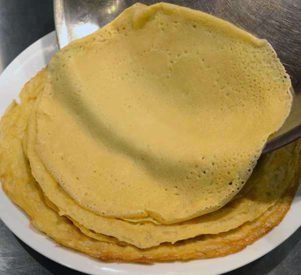 Receita de Panqueca de Aveia com Ovo