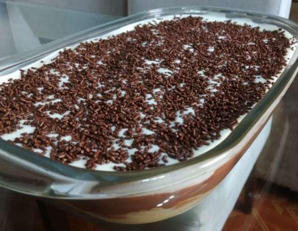 Receita de Pavê de Chocolate com Creme Branco