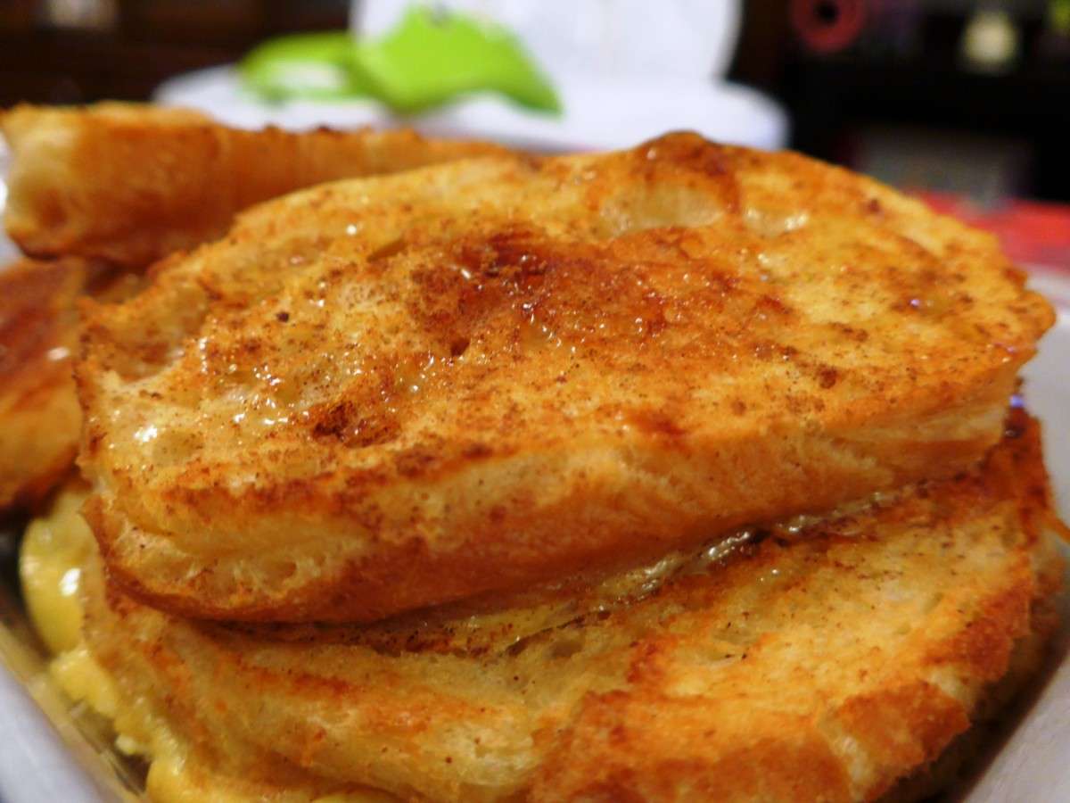 Receita de Rabanadas saudáveis no forno