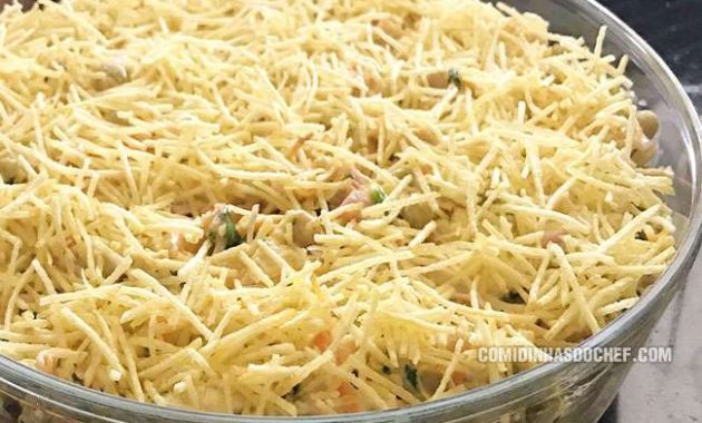 Receita de Salpicão de Frango Simples de Natal