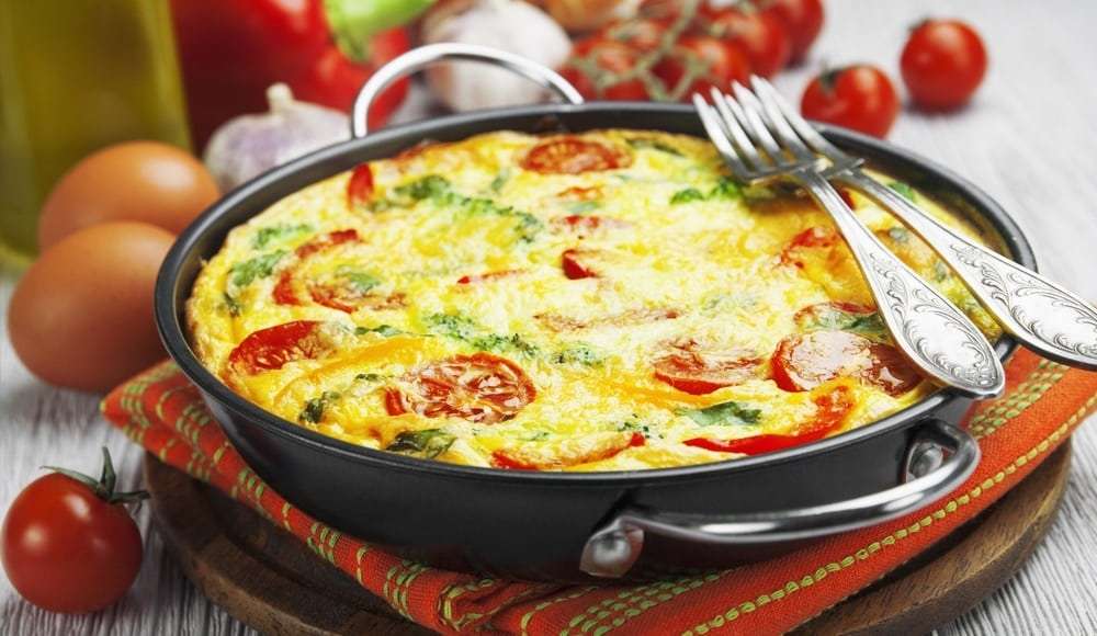 Receita de omelete low carb com couve-flor