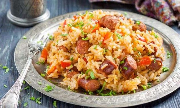Receita de Arroz carreteiro com sobras de churrasco da Bianca