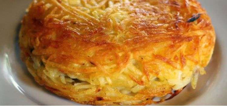 Receita de Batata Rosti recheada com provolone
