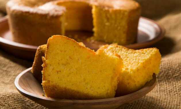 Receita de Bolo Cremoso de Milho