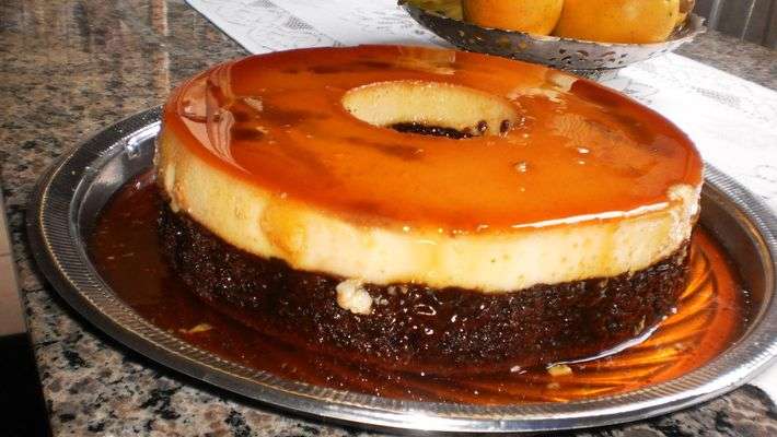 Receita de Bolo Pudim Molhadinho