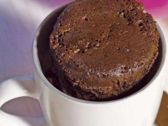 Receita de Bolo da caneca de chocolate