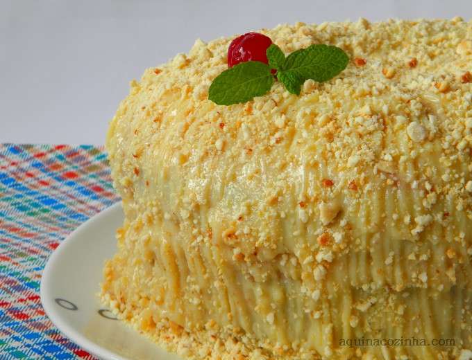 Receita de Bolo de Amendoim Ana Maria Braga